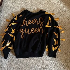 NWOT cheers queen sweater